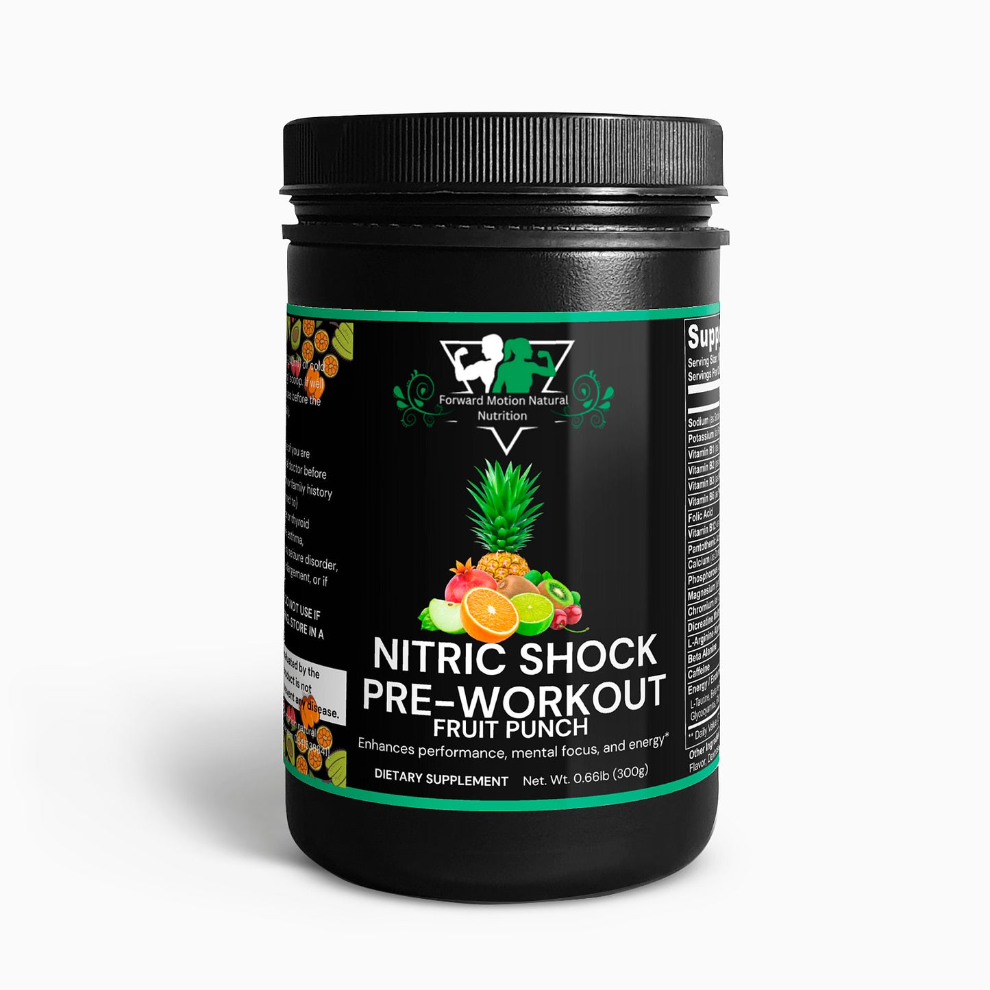 Nitric Shock Pre-Workout Powder (Fruit Punch)