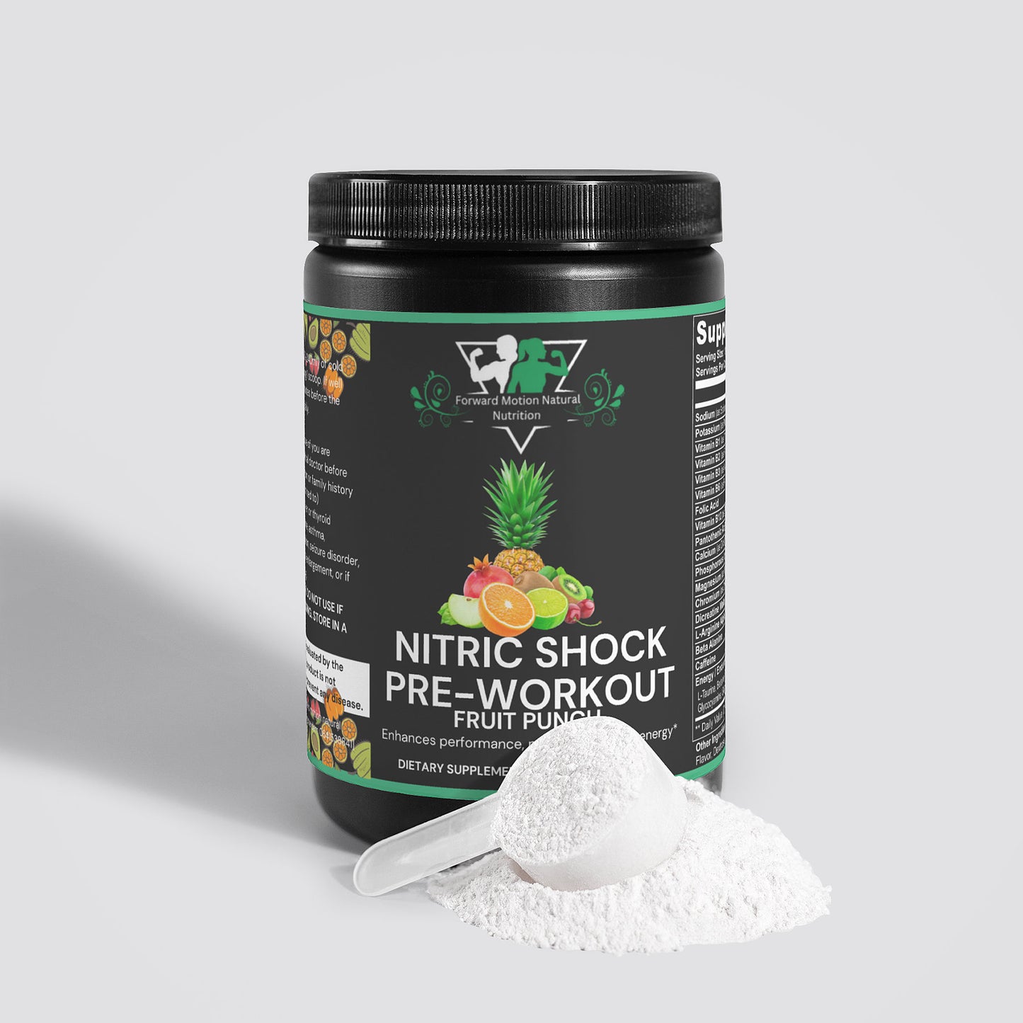 Nitric Shock Pre-Workout Powder (Fruit Punch)