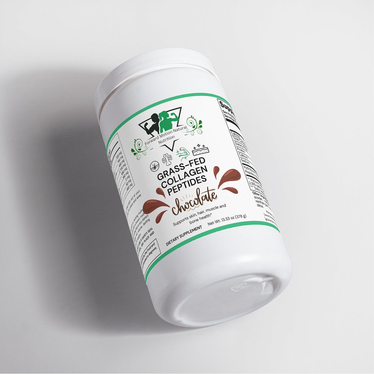 Grass-Fed Collagen Peptides Powder (Chocolate)