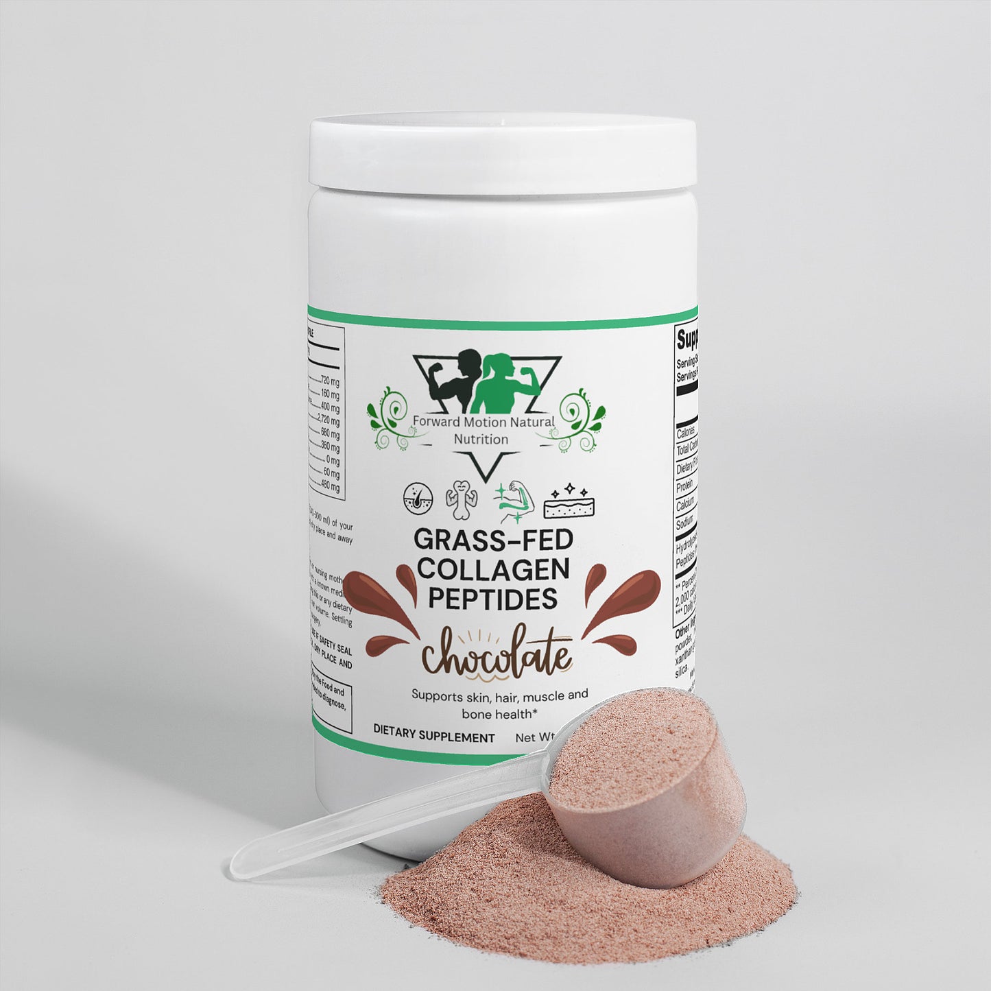 Grass-Fed Collagen Peptides Powder (Chocolate)